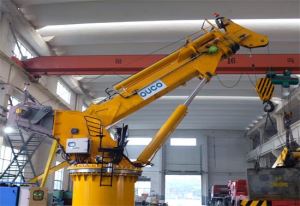 OUCO 8T15M Električni Hidraulični Teleskopski Boom Marine Crane